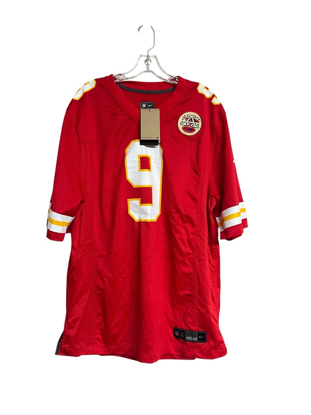 Mens Nike Kenneth Walker III Red Kansas City Chiefs Game Jersey #9 Large NFL